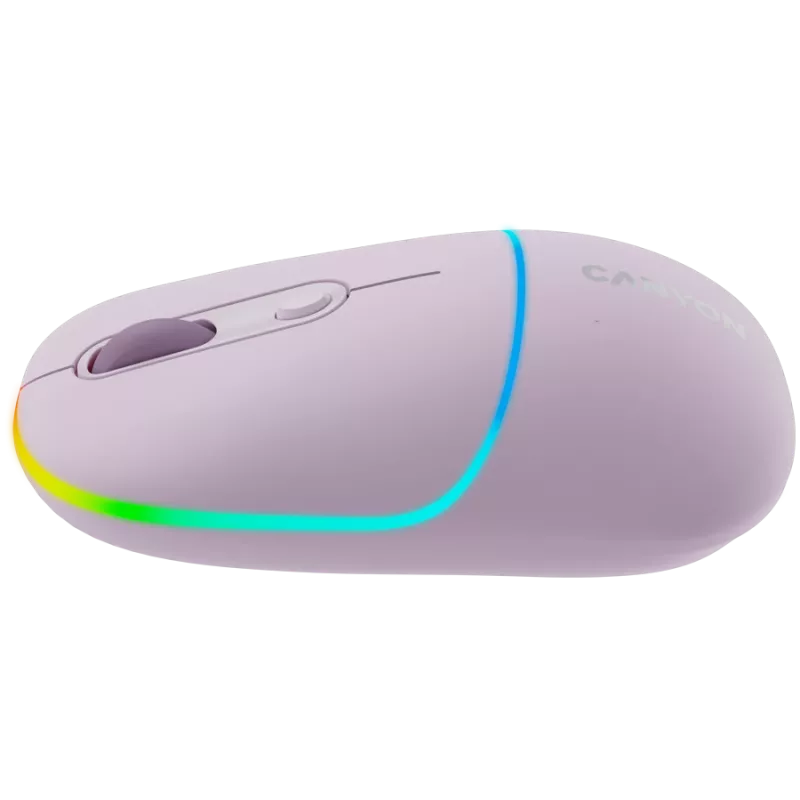 CANYON pelė MW-22 2in1 BT/ Wireless Pearl Rose