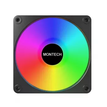 Montech GF120 V2 ARGB kompiuterio korpuso ventiliatoriaus modulis 12 cm juodas 1 vnt.