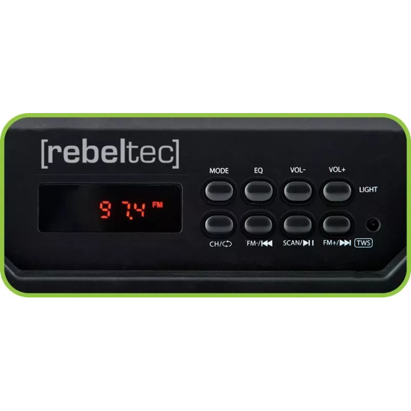 Nešiojamas garsiakalbis Rebeltec SoundBox 440, juodas