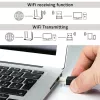 Belaidis mini USB Wi‑Fi adapteris QOLTEC 57007 — Vienos juostos 2,4 GHz, iki 150 Mbps, vidinė antena