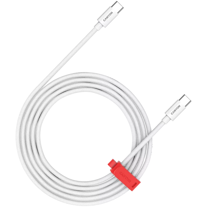 CANYON laidas CC100AB C-C 100W pintas 1,2 m balta