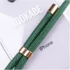 Išmaniojo telefono pakabinamas dėklas Lookabe, skirtas iPhone 7/8, auksinis su žaliais akcentais