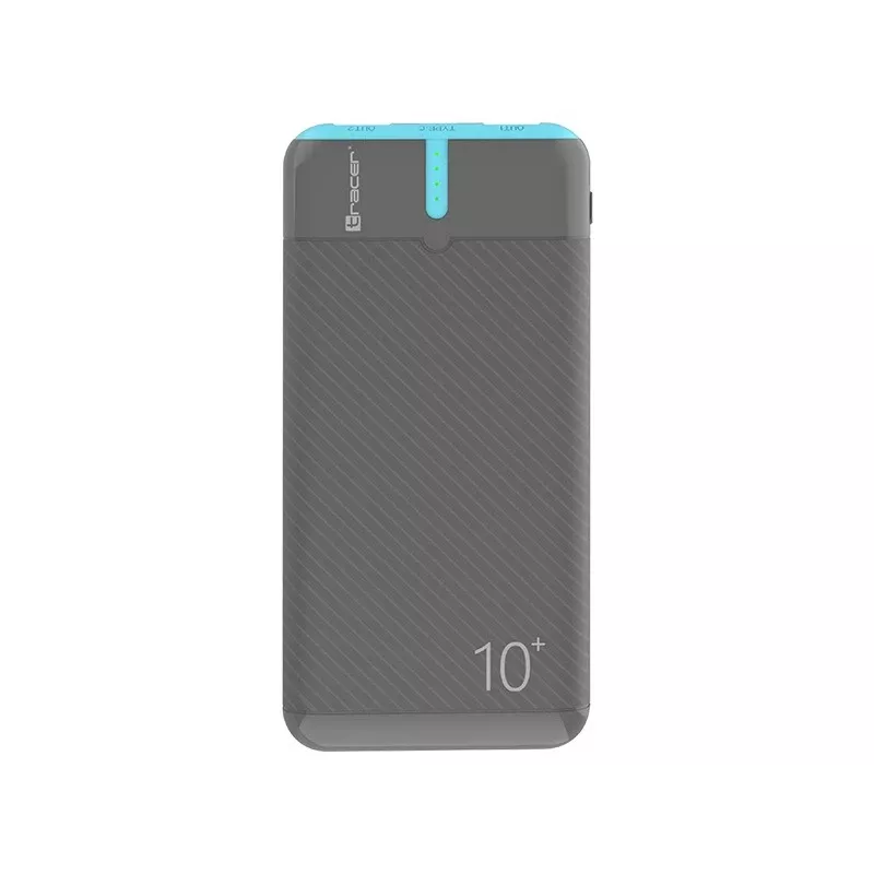PowerBank EnerGo 10000mAh pilkai mėlyna