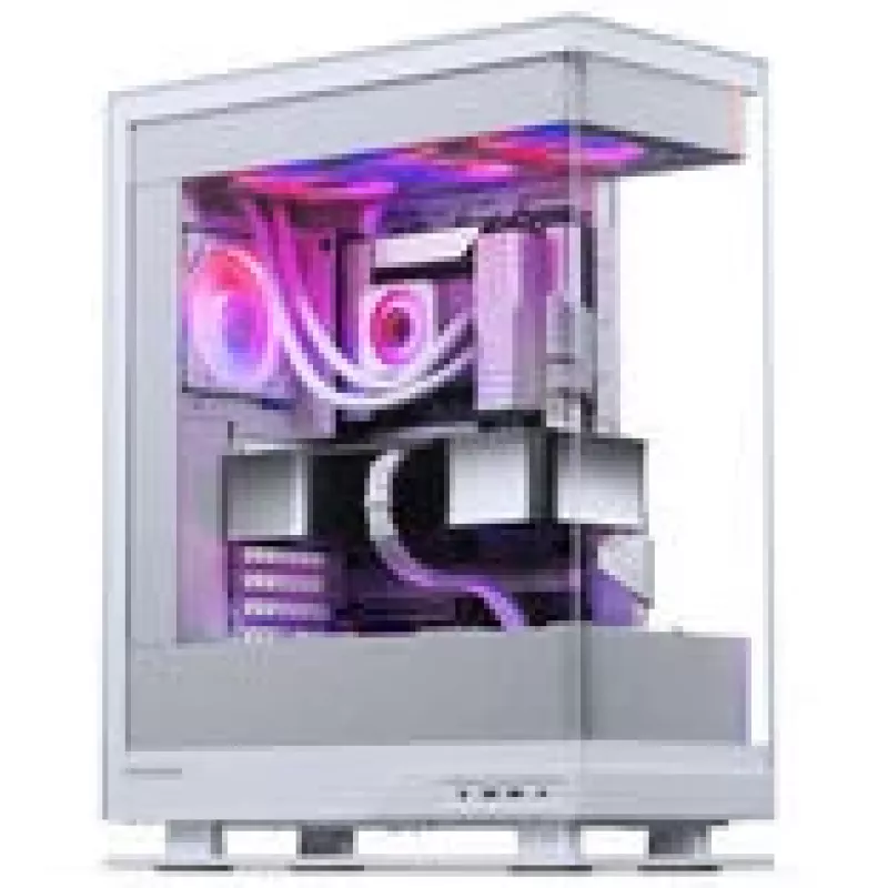 PHANTEKS Evolv X2 Matrix PC-Enclosure, Midi-Tower, E-ATX, Tempered Glass, Matrix LED - Balta