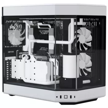 HYTE Y60 Midi Tower Juoda, White
