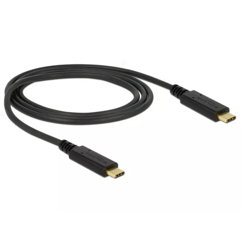 USB laidas DeLOCK 85531 USB 3.2 Gen 2 1m USB C juodas
