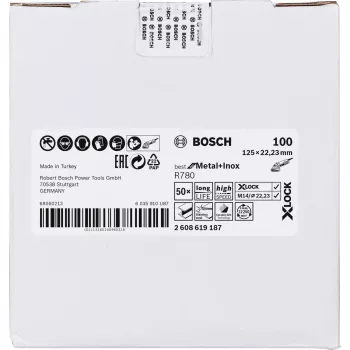 Bosch 2 608 619 187 sukamasis įrankis šlifavimo/šlifavimo reikmenys Plienas Šlifavimo diskas