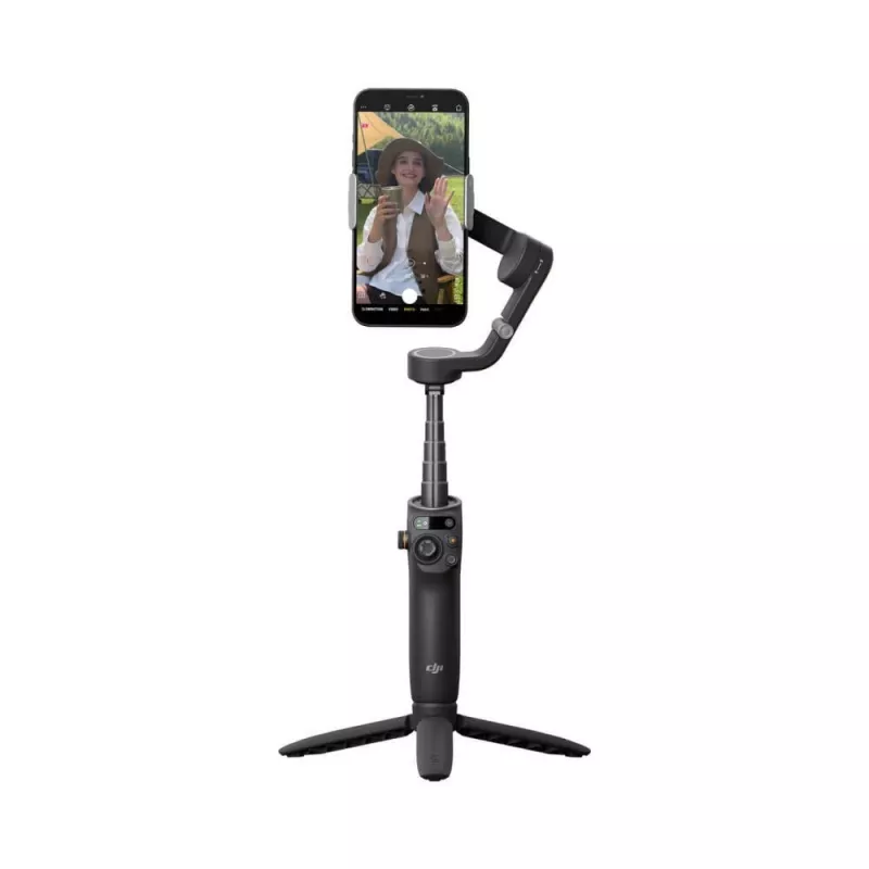 Rankinės kameros stabilizatorius DJI Osmo Mobile 6 juodas 6,4 val. baterijos veikimo laikas