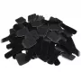 LABEL THE kabelis PRO sieninis Velcro kabelių laikiklių rinkinys, 50 vnt. - juoda