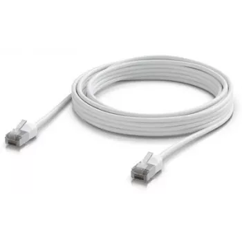 Tinklo kabelis Ubiquiti UACC-Cable-Patch-Outdoor-C6A-5M-W Cat6a 5m baltas
