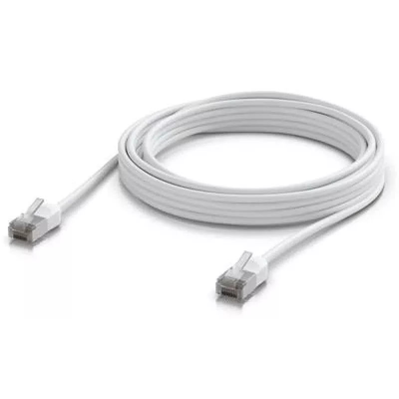 Tinklo kabelis Ubiquiti UACC-Cable-Patch-Outdoor-C6A-5M-W Cat6a 5m baltas
