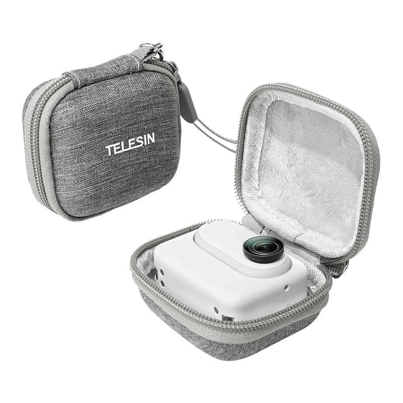 Kompaktiškas mini krepšys Telesin IS-HCC-001, skirtas Insta360 GO 3 — lengvas apsauginis dėklas