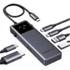 Ugreen Uno - Šakotuvas - 6-in-1 USB C - 1 x HDMI + 2 x USB-C 3.2 Gen 2 + 2 x USB-A 3.2 Gen 2 + 1 x USB-C (maitinimas) (35998)