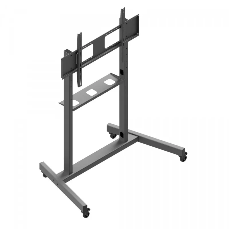 Monitoriaus vežimėlis EDBAK TR19 ekranams iki 130 kg, plokštė 1000×600 mm