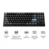 Mechaninė 80% QWERTY klaviatūra Keychron Q3 Ultra 8K – Bluetooth ir laidinė, RGB apšvietimas, juoda