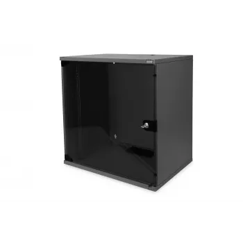 DIGITUS Professional - korpusas - SOHO, nesumontuotas - 540x400 mm (p×g) - tinkamas montuoti ant sienos - juodas, RAL 9005 - 12U - 48,3 cm (19) (DN-19 12-U-S-SW)