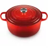 Le Creuset Signature 6,7 l apvalus raudonas