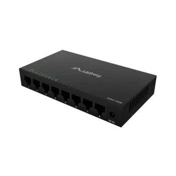 Tinklo komutatorius LANBERG DSM1-1008 8x 1 Gb/s nevaldomas Gigabit Ethernet stalinis 12V metalinis korpusas