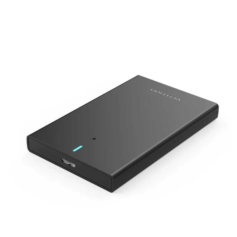 Vention 2,5 colio SATA standžiojo disko korpusas (USB 3.0 Micro-B) juodas