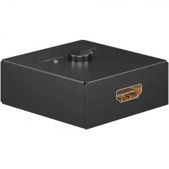 HDMI komutatorius Goobay 58485, 1 įvestis, 1 išvestis, 52 mm x 49,5 mm x 22,5 mm
