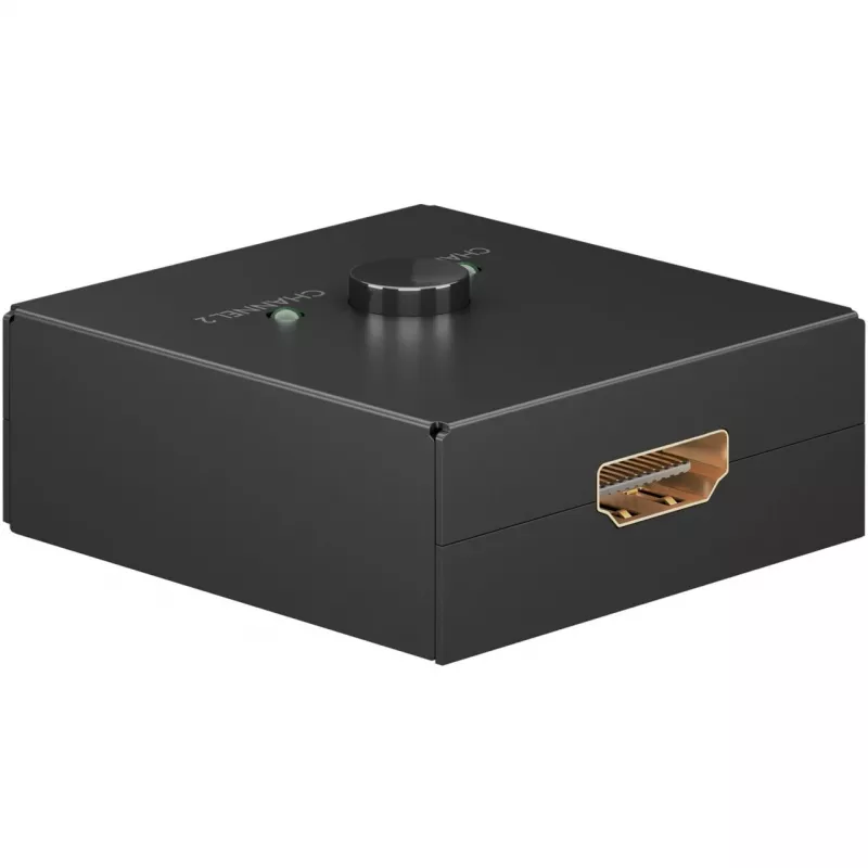 HDMI komutatorius Goobay 58485, 1 įvestis, 1 išvestis, 52 mm x 49,5 mm x 22,5 mm
