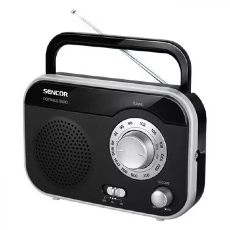 SENCOR radijas SRD 210 BS, juoda/sidabrinė