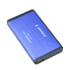 Gembird EE2-U3S-2-B atminties diskų dėklas 2,5 inch USB 3.0 HDD dėklas mėlynas
