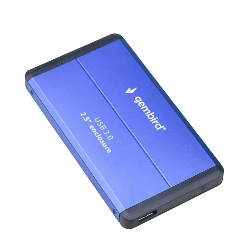 Gembird EE2-U3S-2-B atminties diskų dėklas 2,5 inch USB 3.0 HDD dėklas mėlynas
