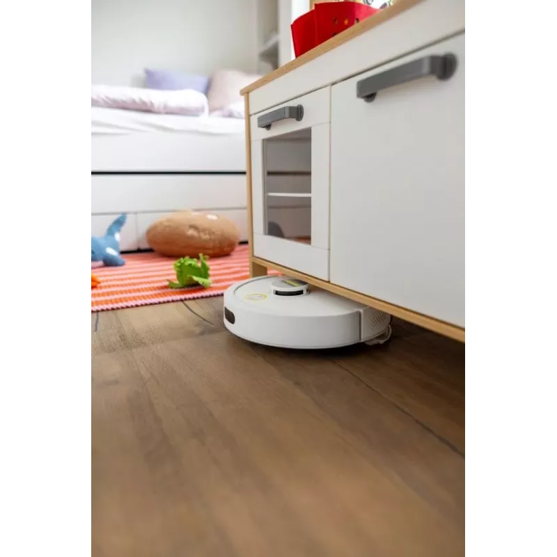 KARCHER RVC 3 Comfort baltas grindų valymo robotas su bazine stotimi