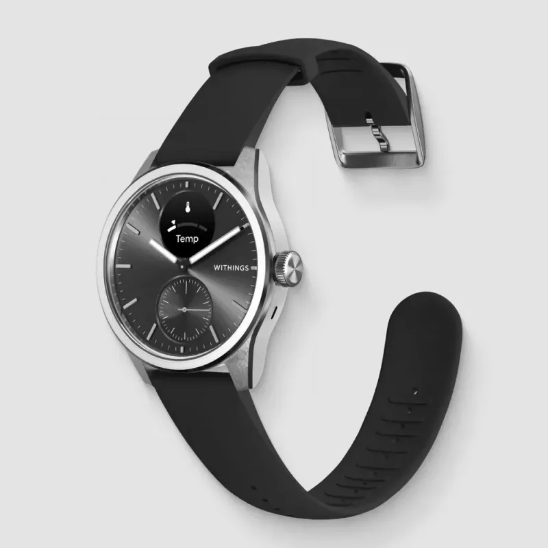 Hibridinis išmanusis laikrodis Withings ScanWatch 2, juodas