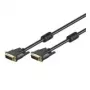 „Wentronic Goobay DVI-D FullHD“ laidas, dviguba jungtis, juodas, 10 m - DVI-D kištukas, dviguba jungtis (24+1 kontaktai) > DVI-D kištukas, dviguba jungtis (24+1 kontaktai) (93109)