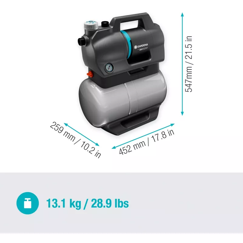 Gardena 09064-61 Sodo įrankis 3,800 l pilkas