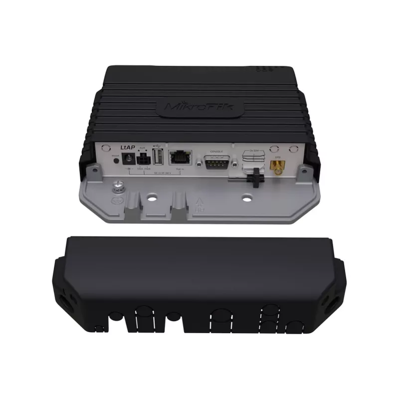 MIKROTIK RBLtAP-2HnD&R11e-LTE LtAP LTE rinkinys - 802.11b/g/n 2,4 / 5GHz prieigos taškas. 3x SIM. Su LTE modemu