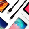 USB A į USB C kabelis Green Cell KABGC03 — 0,25 m, juodas, 480 Mbit/s