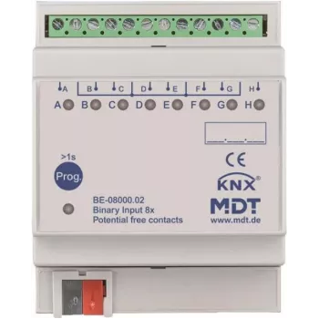 MDT BE-08000.02 dvejetainis įėjimas 8 kanalų, 4TE, REG (BE-08000.02)