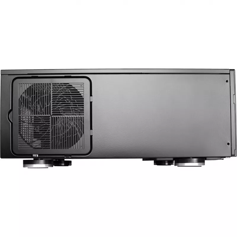 SilverStone Grandia GD08 - Desktop - SSI EEB - be maitinimo šaltinio - juodas - USB/Audio