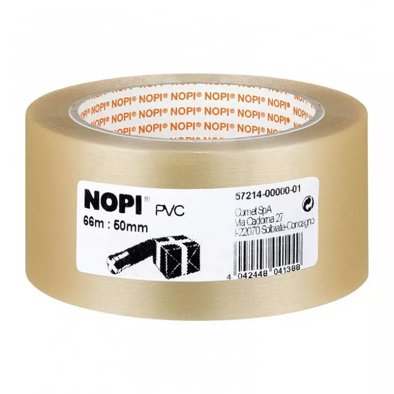 Pakavimo juosta Tesa 57214 PVC permatoma 66 m x 50 mm, 1 vnt.