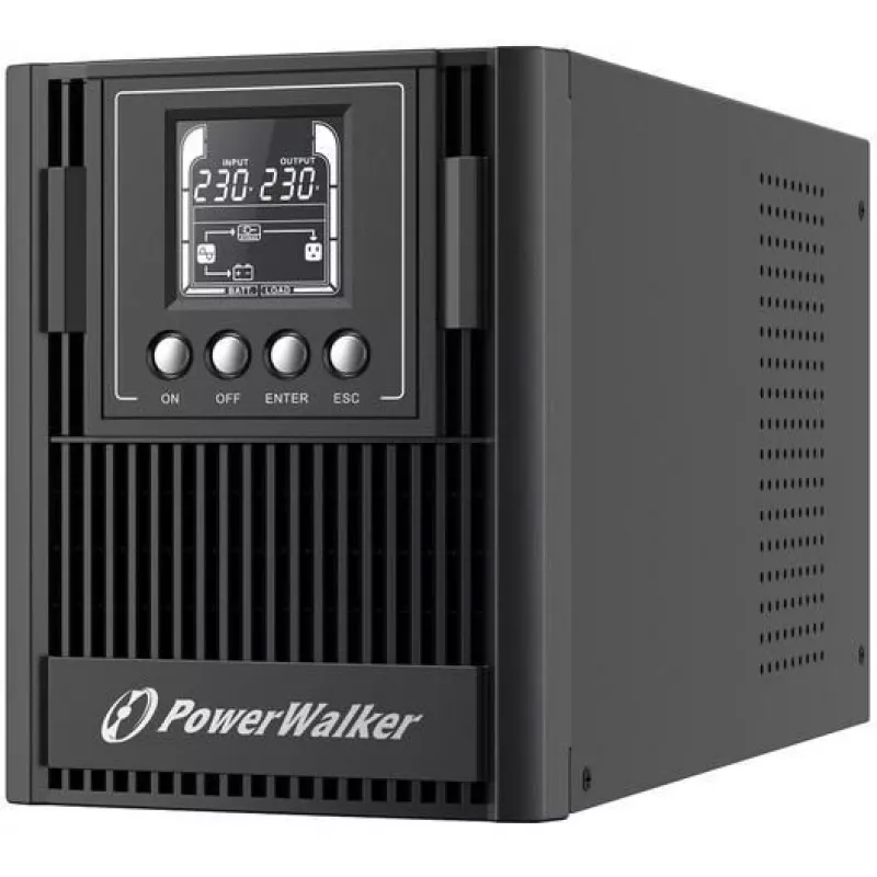 Nepertraukiamo maitinimo šaltinis (UPS) PowerWalker VFI 1000 at FR dvigubos konversijos