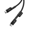 Baseus Fish-Eye USB C į USB C greito įkrovimo kabelis 1 m 100 W Juodas