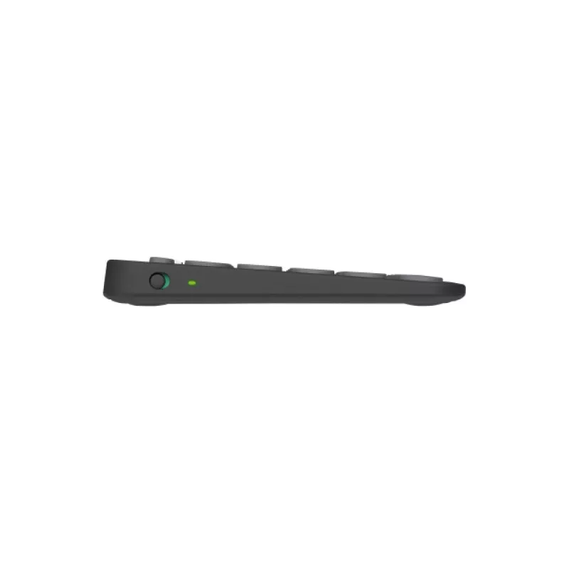 Logitech Pebble Keys 2 K380s - klaviatūra - belaidė - Bluetooth LE - QWERTY - Nordic (danų/suomių/norvegų/švedų) - tonal graphite (920-011879)