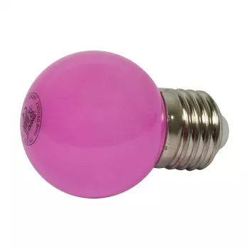Synergy 21 LED Retrofit E27 Tropfenlampe G45 rožinė 1 vatas, skirta šviesos girliandai