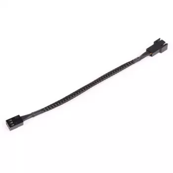 Alphacool 18685 3 kontaktų ilginamasis kabelis, 15 cm, 3 kontaktų ventiliatoriaus / maitinimo ilgintuvas