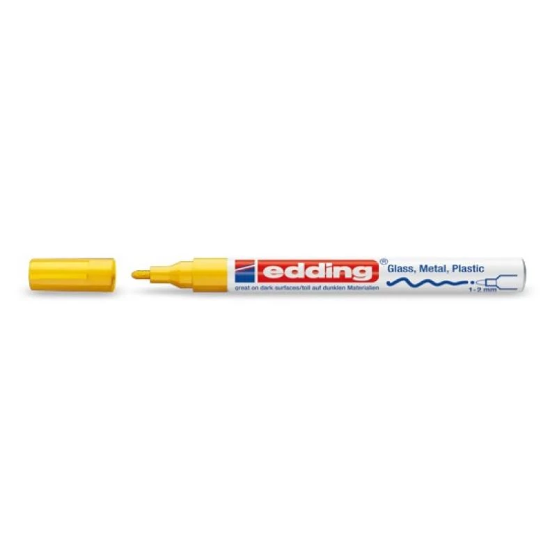 Markeris Edding 751 Geltonas
