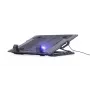 Nešiojamojo kompiuterio aušinimo padėklas Gembird NBS-1F17T-01, iki 17 colių, 1×15 cm ventiliatorius, USB 2.0, 370×265×33 mm, 350 mA, juodas