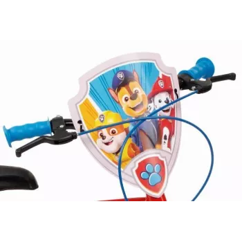 Vaikiškas dviratis 14 Paw Patrol raudonas 1478 berniukui NAUJAS TOIMSA