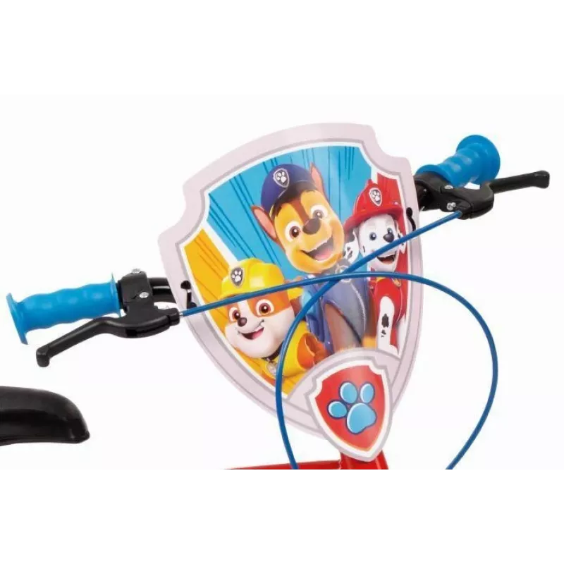 Vaikiškas dviratis 14 Paw Patrol raudonas 1478 berniukui NAUJAS TOIMSA