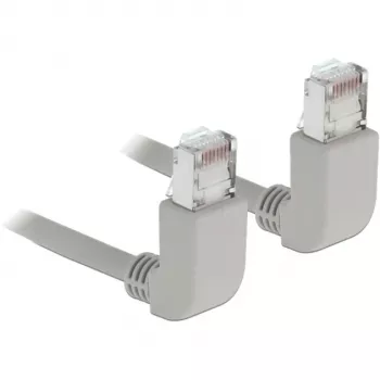 Tinklo kabelis DeLOCK 83513 RJ-45 Cat6a 0,5 m Pilkas