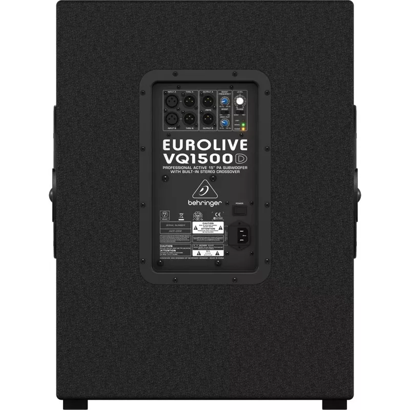 Behringer Eurolive VQ1500D Juodas 500 W