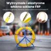 Extralink Rodder 3.8mm 75m | Kabelio traukimo strypas | Stiklo pluošto FRP, skersmuo 3.8 mm, ilgis 75 m, geltonas