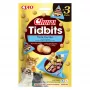 Šlapias kačių skanėstas INABA Cat Churu Tidbits Tuno receptas — 3 x 12 g paketėliai